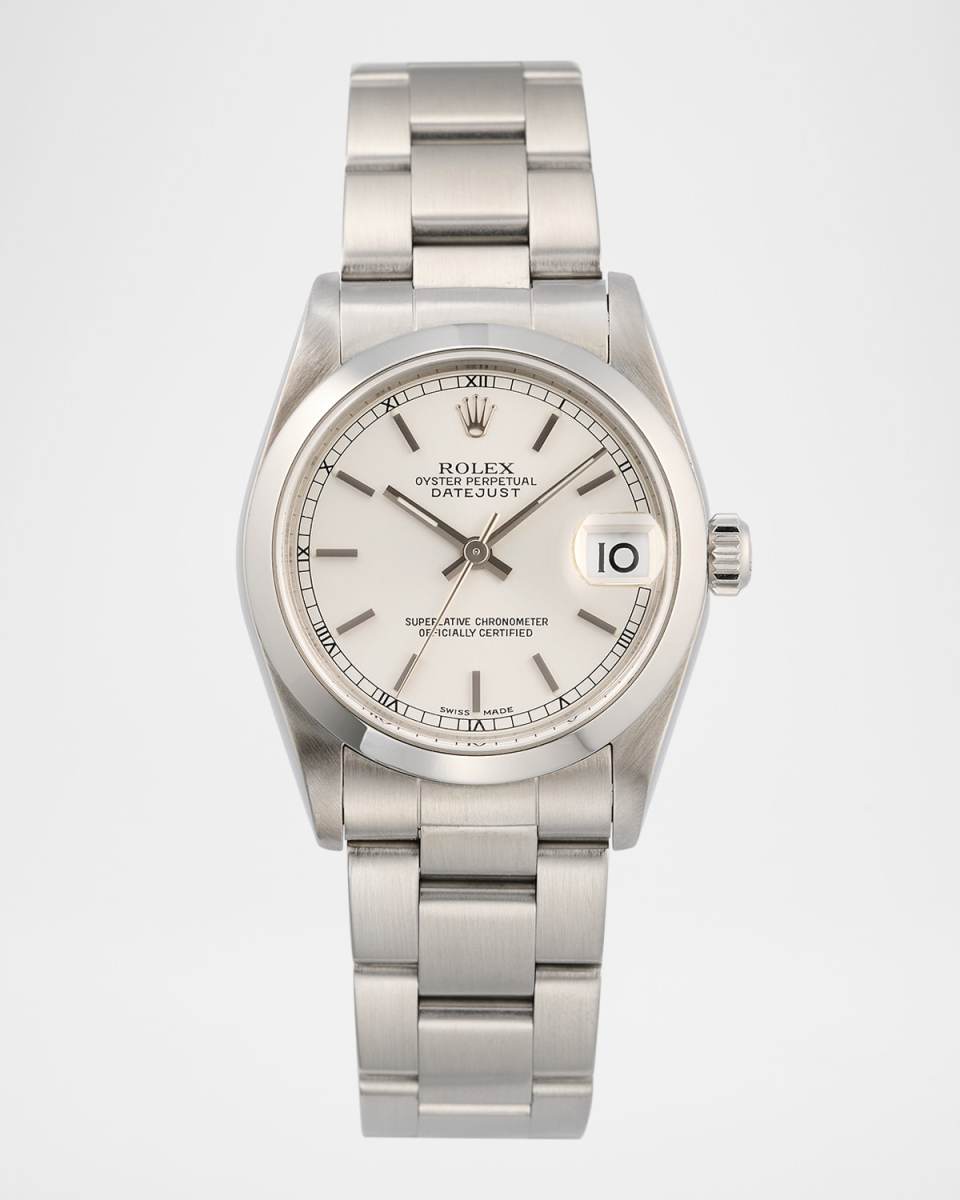 Rolex Stainless Steel Oyster Perpetual Datejust 31mm Vintage 1998 Watch
